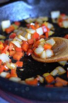 Chorizo Green Chile Breakfast Skillet. Start your day with a little spice with this Mexican dish. | hostthetoast.com
